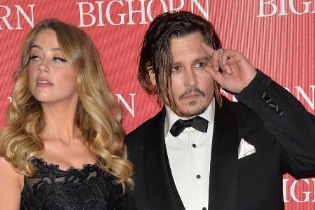 Im Januar waren Amber Heard und Johnny Depp noch zusammen auf den roten Teppichen unterwegs