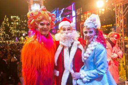 Auf Santa Pauli können Besucher sogar Olivia Jones treffen