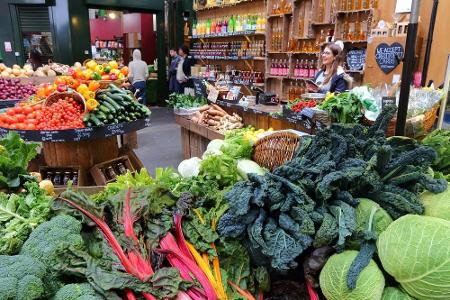 Borough Market, London (Großbritannien): Bereits seit dem 13. Jahrhundert lässt sich auf dem Gelände des Rochester Yard tägl...