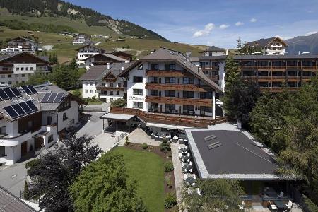 Das Chesa Monte liegt im Herzen der Tiroler Gemeinde Fiss