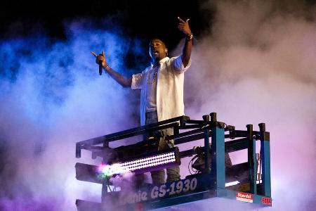 Kanye West genießt auch virtuell den Zuspruch des Publikums