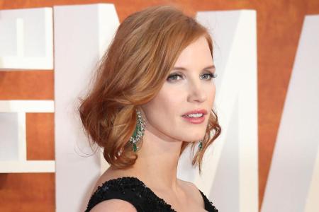 Rot wie der Planet: Jessica Chastain bei der Europa-Premiere von 