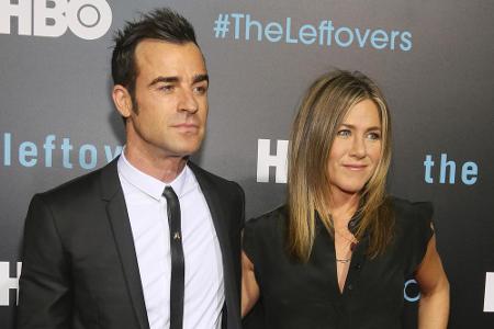 So sieht ein glückliches Ehepaar aus: Justin Theroux und Jennifer Aniston