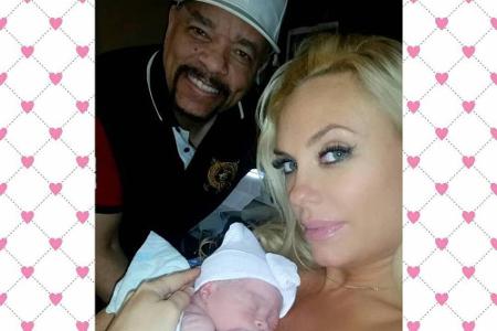 Coco Austin, die kleine Chanel und der stolze Papa Ice-T kurz nach der Geburt