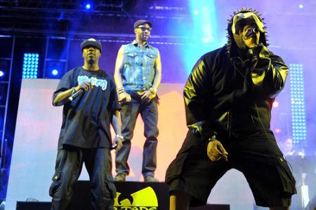 Der Wu-Tang Clan bei einem Auftritt auf dem Coachella Valley Music and Arts Festival im Jahr 2013