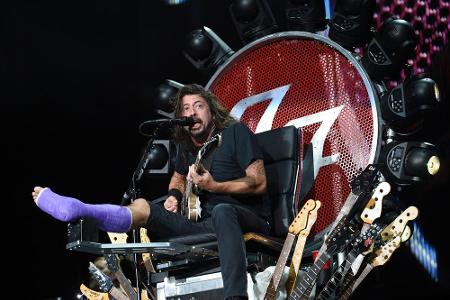 Dave Grohl auf seinem Rock-Thron in Washington, D.C.