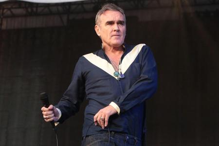 Sänger Morrissey bei einem Auftritt in Dover im Juni