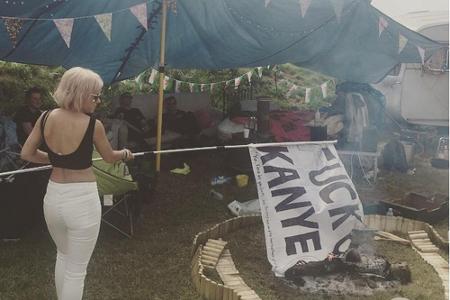 Lily Allen schreitet beim Glastonbury Festival zur Tat: Sie lässt Beschimpfungen ihres Kollegen Kanye West nicht zu