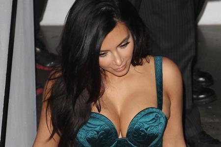 Bald hoffentlich stilsicher in Szene gesetzt: Kim Kardashians Dekolleté