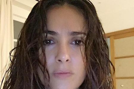 Auch ohne Make-up sieht man Salma Hayek (49) ihr Alter wirklich nicht an!