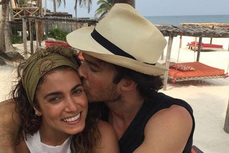 Nikki Reed und Ian Somerhalder im Glück