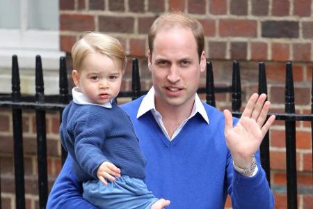 Prinz William holte George zum Krankenhaus, damit er seine kleine Schwester kennenlernen kann