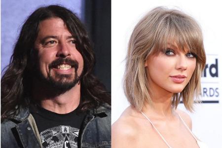 Dave Grohl, Frontmann der Foo Fighters, steht auf Taylor Swift