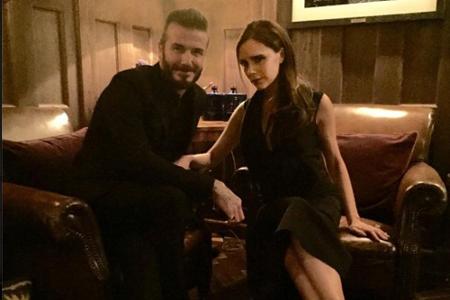 Gemeinsames Abendessen in London: David Beckham und seine Frau Victoria