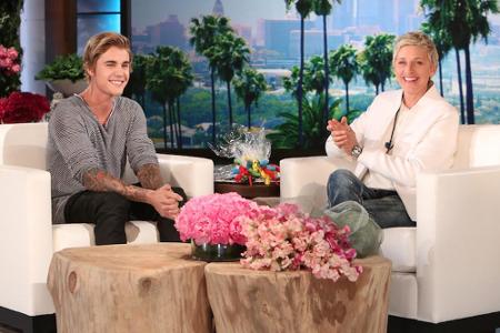 Justin Bieber besuchte Ellen DeGeneres in ihrer Talkshow