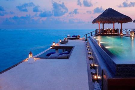 Pool der Präsidenten Suite des Taj Exotica Resorts auf den Malediven