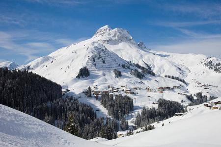 Kleines Dorf mit großem Skiangebot: Warth