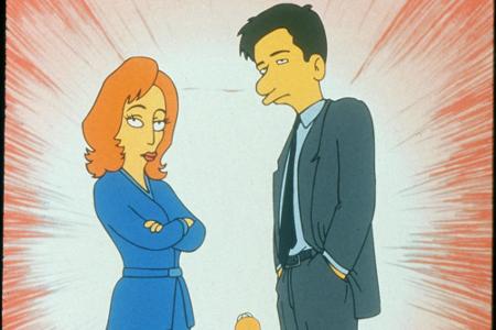 Auch in Springfield den Aliens auf der Spur: Scully (Gillian Anderson) und Mulder (David Duchovny)