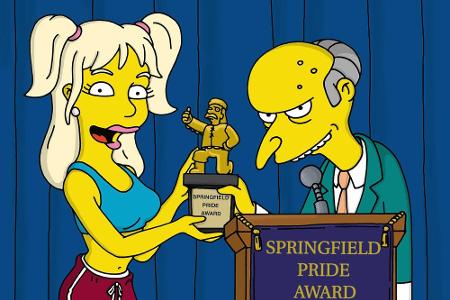 Ausgezeichnet: Britney Spears überreicht Mr. Burns seine Trophäe