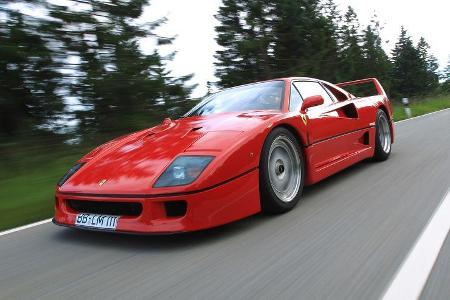 Ferrari F40, Heckansicht