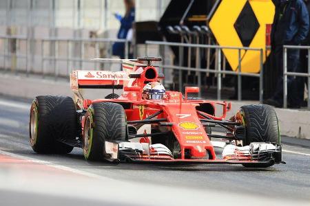 Kimi Räikkönen - Ferrari - Formel 1 - Test - Barcelona - 2. März 2017
