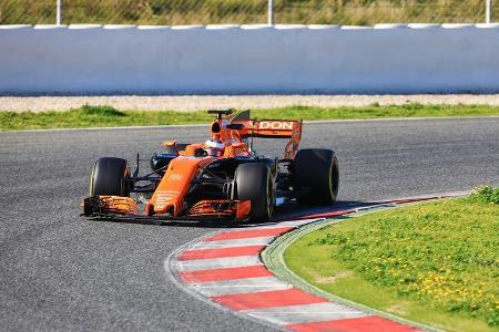 Stoffel Vandoorne - McLaren - Formel 1 - Test - Barcelona - 2. März 2017