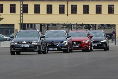 Kia Optima, Renault Talisman, Ford Mondeo Turnier, Mazda 6