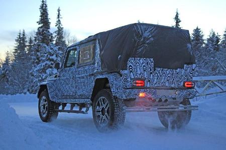 Erlkönig Mercedes G500 4x4² Landaulet