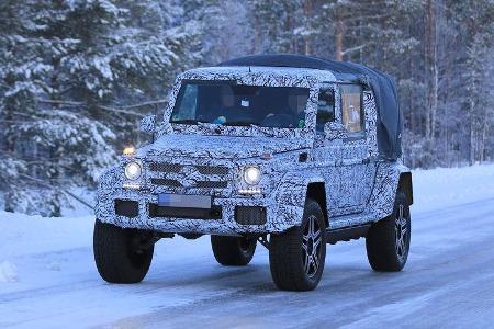 Erlkönig Mercedes G500 4x4² Landaulet