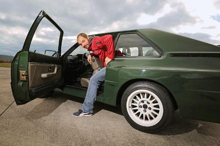 Audi Sport Quattro, Aussteigen, Fondsitz