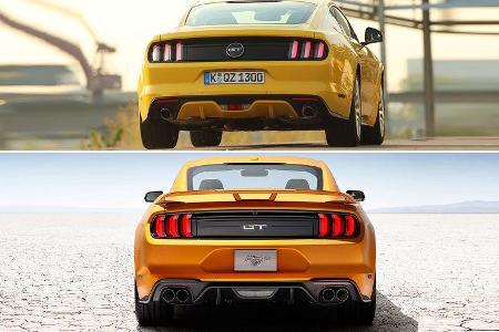Ford Mustang Vergleich neu/alt