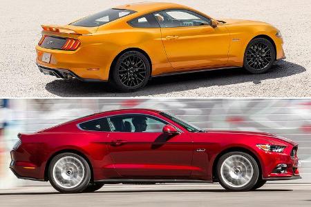 Ford Mustang Vergleich neu/alt