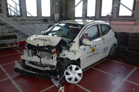 EuroNCAP Crashtest Toyota Aygo