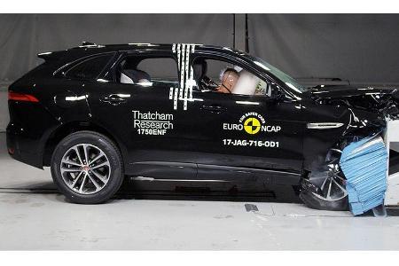 EuroNCAP Crashtest Jaguar F-Pace