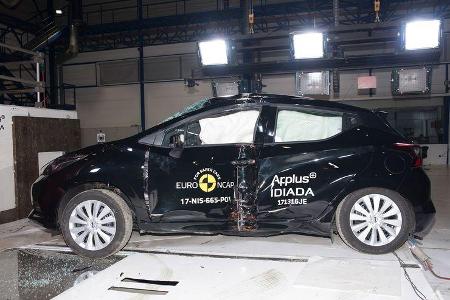 EuroNCAP-Crashtest 2017 Nissan Micra