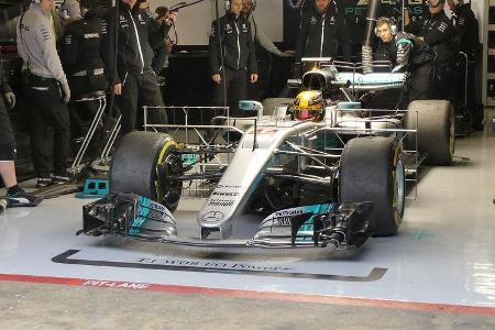 Lewis Hamilton - Mercedes - Formel 1-Test - Barcelona - 28. Februar 2017