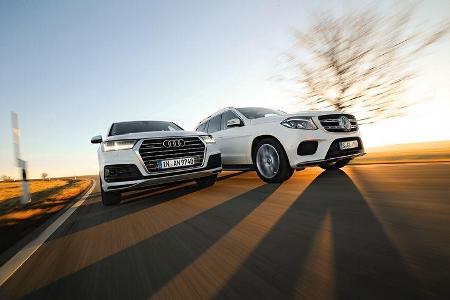 Audi Q7 3.0 TDI Quattro, Mercedes GLS 350 d 4Matic