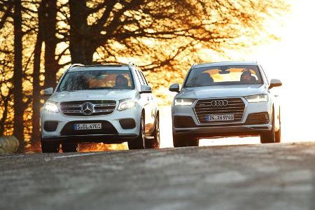 Audi Q7 3.0 TDI Quattro, Mercedes GLS 350 d 4Matic