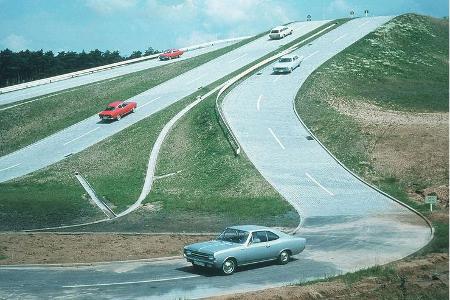 1968: Opel-Testzentrum in Dudenhofen.