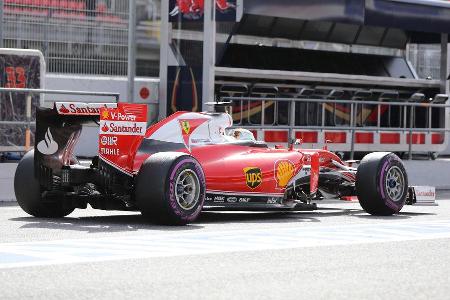 Sebastian Vettel - Ferrari - Pirelli-Ultrasoft - Barcelona-Test - 2016