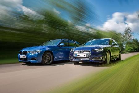 Audi S4 Avant 3.0 TFSI Quattro, BMW 340i xDrive Touring M Sport