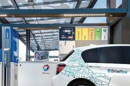 Digitale Tankkarte von TOTAL und DriveNow