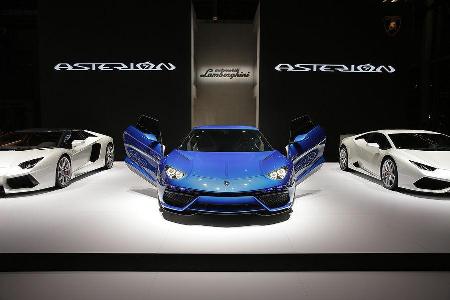 Lamborghini Asterin, Hybridsportwagen, Autosalon Paris 2014