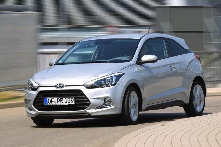 Hyundai i20 Coupé 1.4 CRDi, Frontansicht