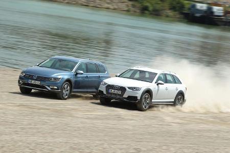 Audi A4 Allroad Quattro 2.0 TFSI, VW Passat Alltrack 2.0 TSI 4Motion