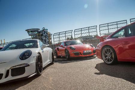 Porsche 911 GT3 und GT3 RS, Generationen, Impression