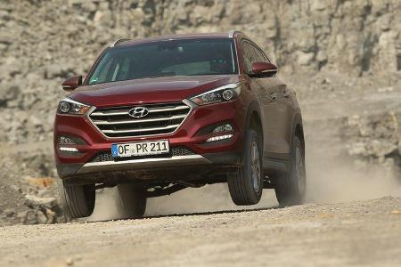 Hyundai Tucson 2.0 CRDi 4WD, Frontansicht