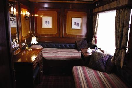 Noble Mini-Schlafstätte: Twin cabin im Royal Scotsman