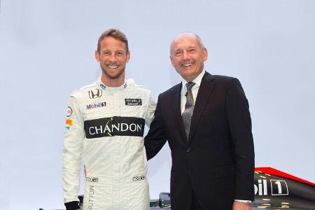 Ron Dennis & Jenson Button - McLaren 2015