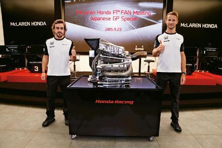 Formel 1 - Saison 2015 - Fernando Alonso - Jenson Button - McLaren